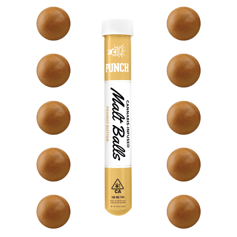 Peanut Butter Hash Malt Balls