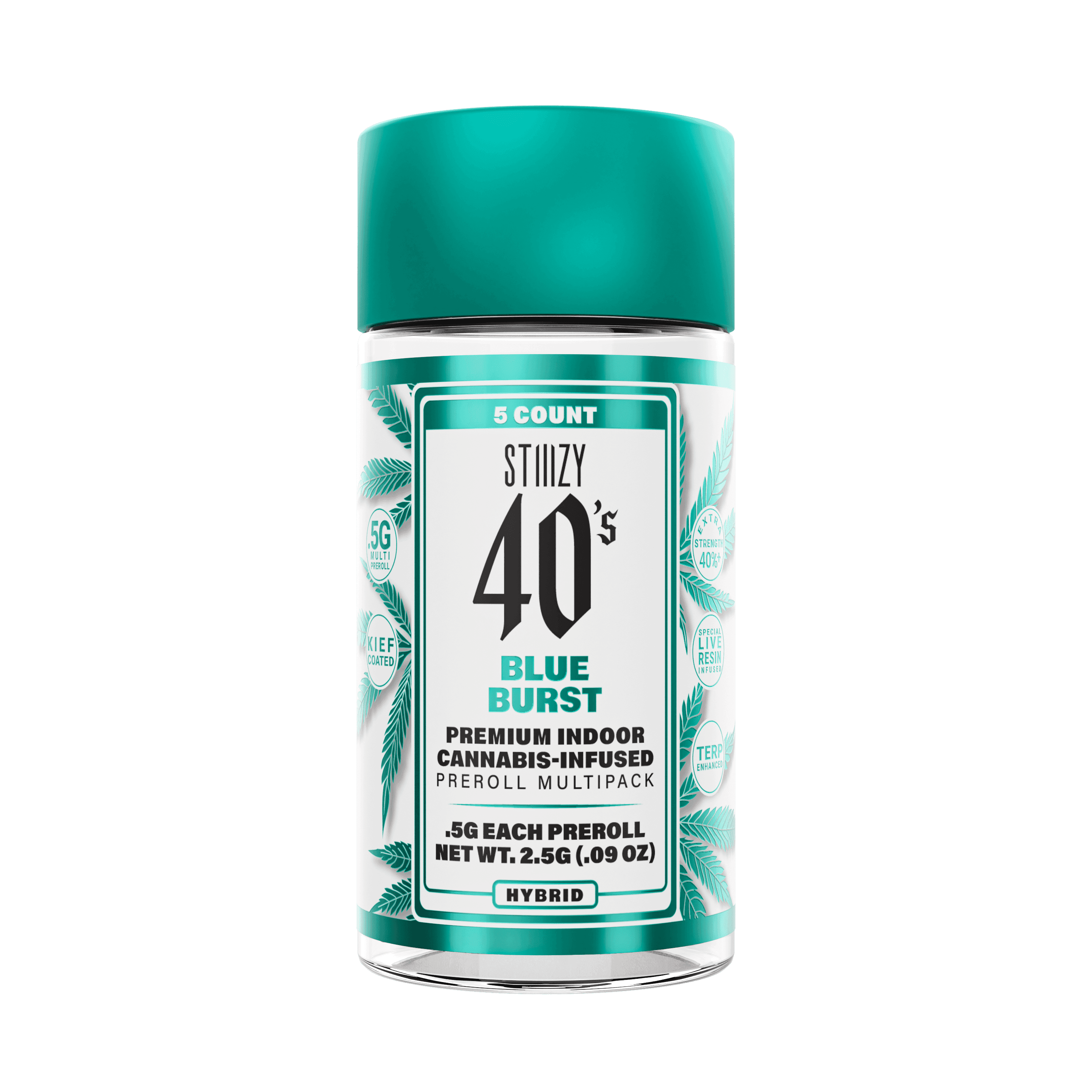 Blue Burst 40's Infused Mini Joint 0.5g 5-Pack