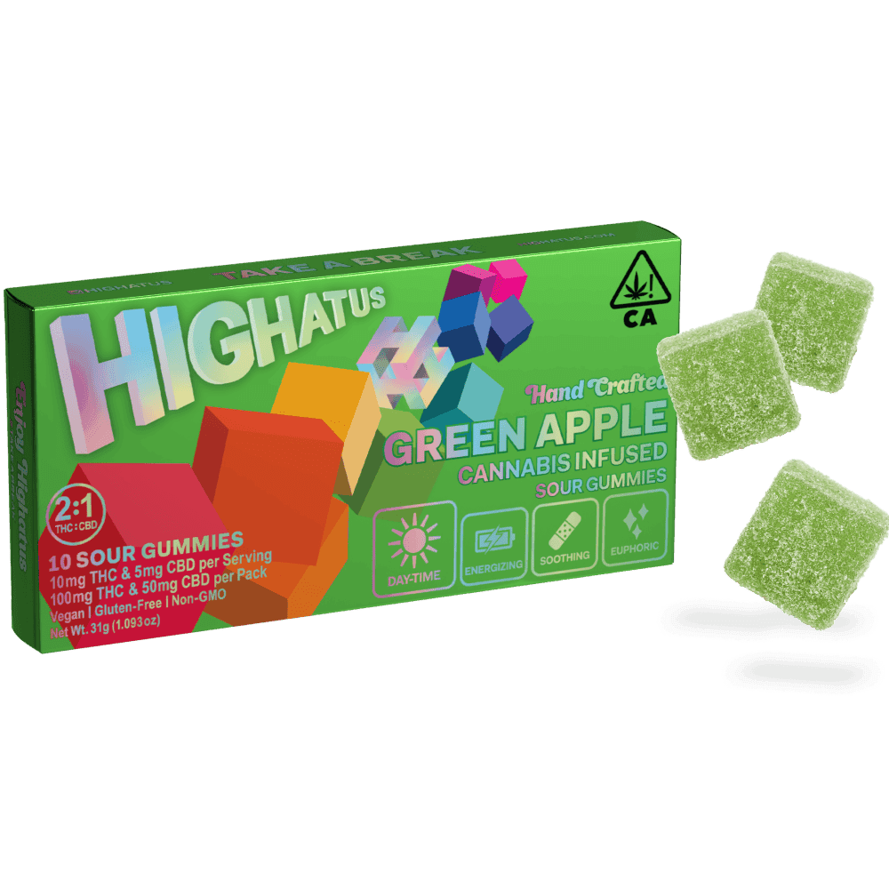 Green Apple Sour Gummies 2:1