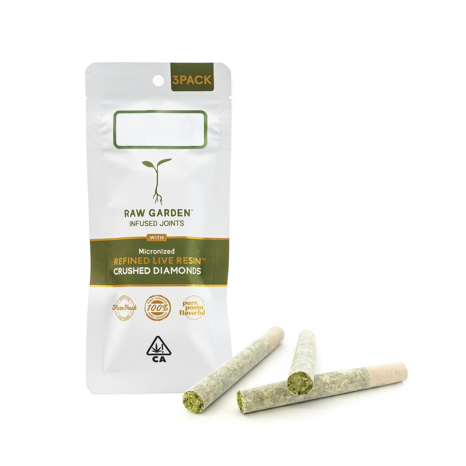 Lemon Cream Cake Crushed Diamond Infused 0.5g 3-Pack