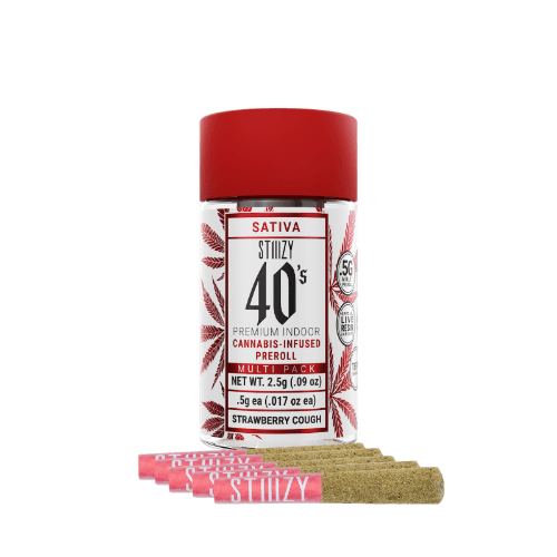 Strawberry Cough 40s Infused Mini Joint 5-Pack