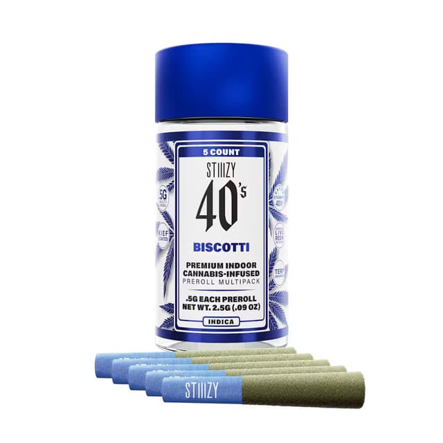 Biscotti 40s Infused Mini Joint 5-Pack
