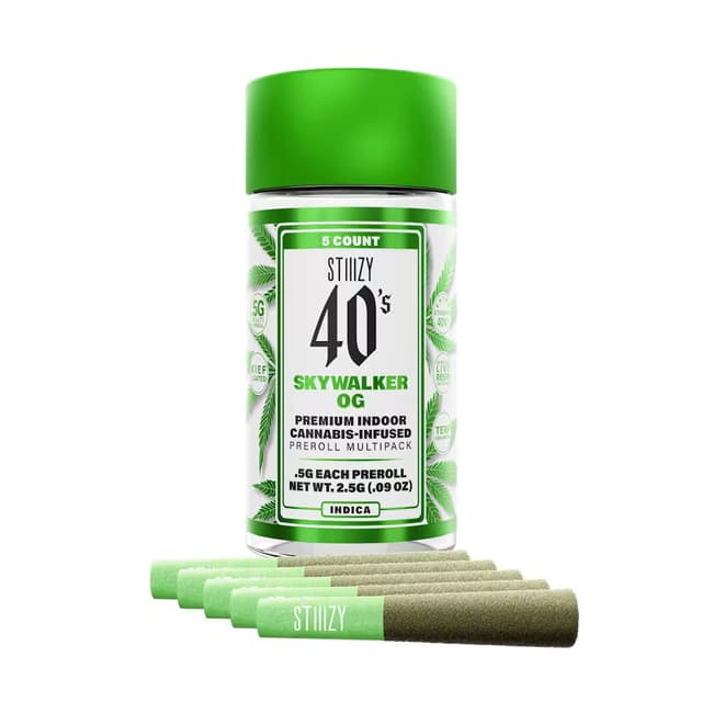 Skywalker OG 40's Infused Pre-roll 0.5g 5-Pack