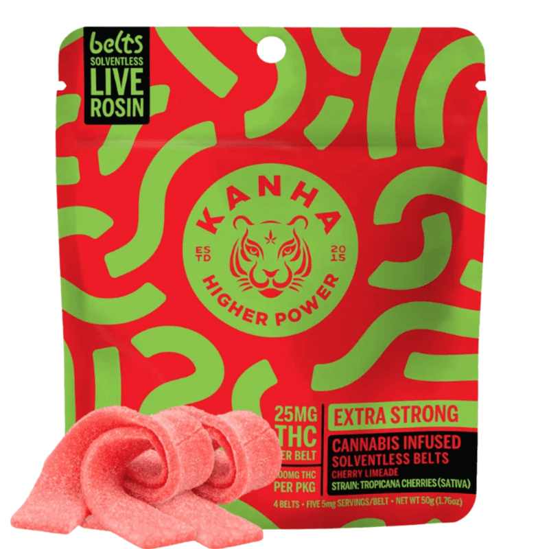 Cherry Limeade Live Rosin Belts 4-Pack