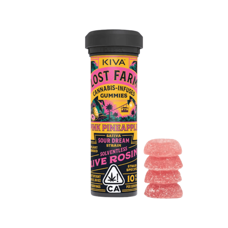 Pink Pineapple x Sour Dream Live Rosin Gummies (Clearance)
