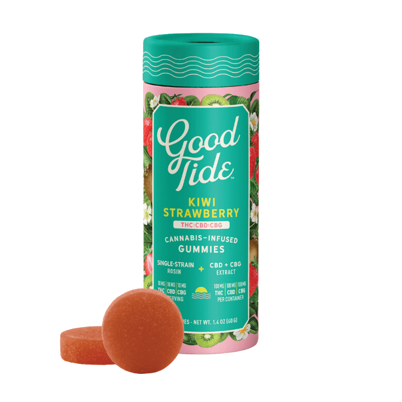 Kiwi Strawberry 1:1:1 Solventless Hash Rosin Gummies