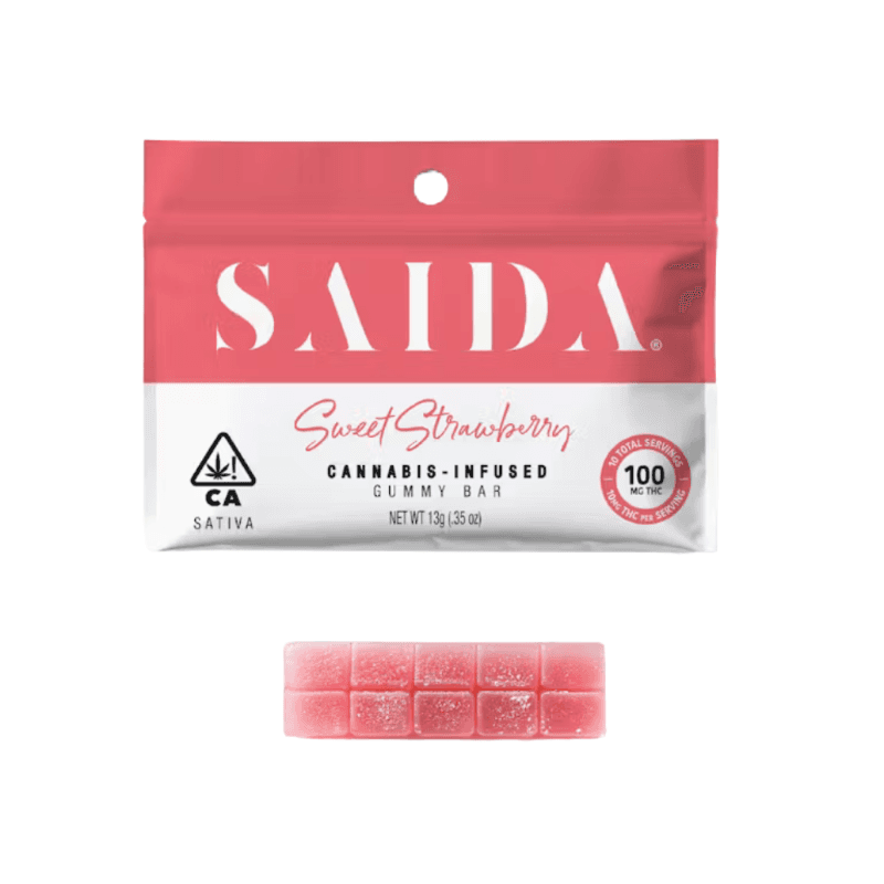 Sweet Strawberry Gummy Bar