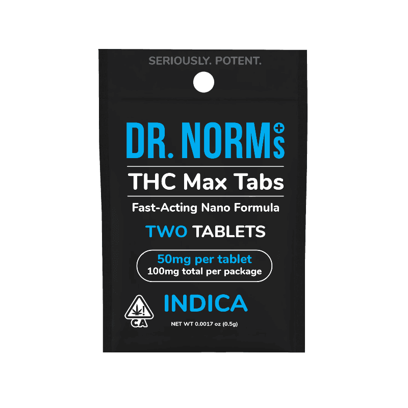 THC MAX Nano Indica Tablets 2-Pack