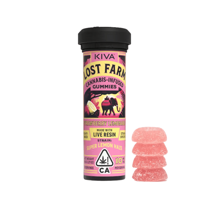 Strawberry Lemonade x Super Lemon Haze Live Resin Gummies