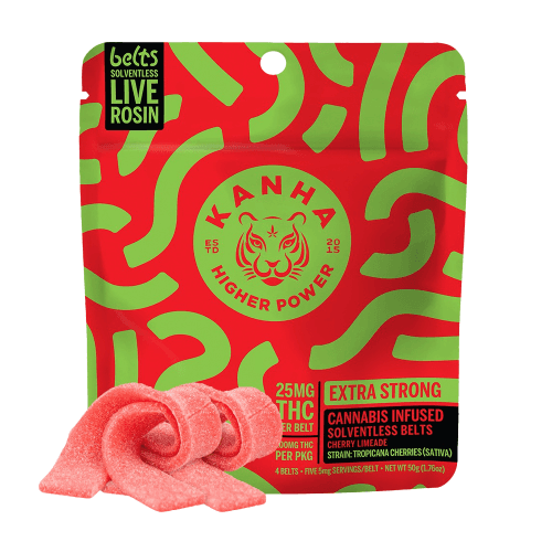 Cherry Limeade Live Rosin Belts 4-Pack