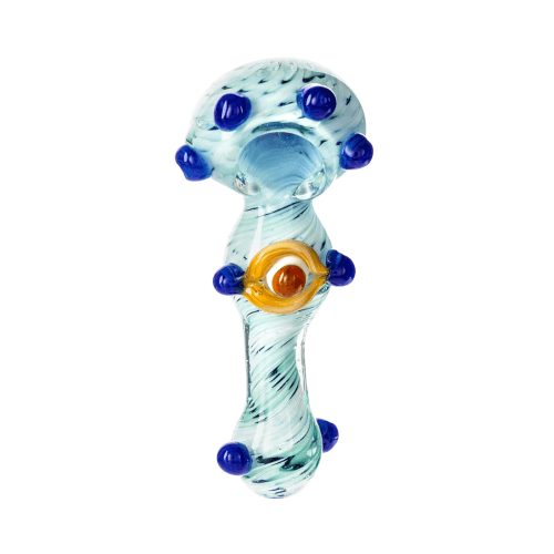 Large Hand Pipe With Marbles