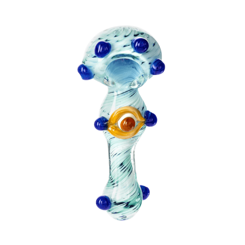 Large Hand Pipe With Marbles