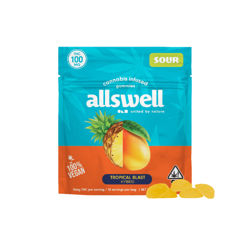 Sour Tropical Blast Gummies