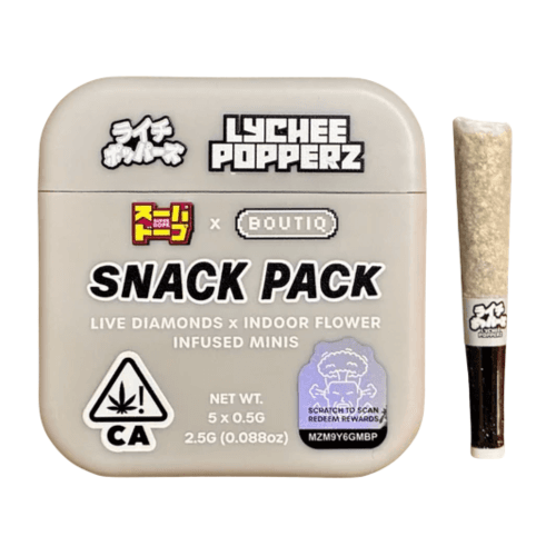 Lychee Popperz Infused 5-Pack