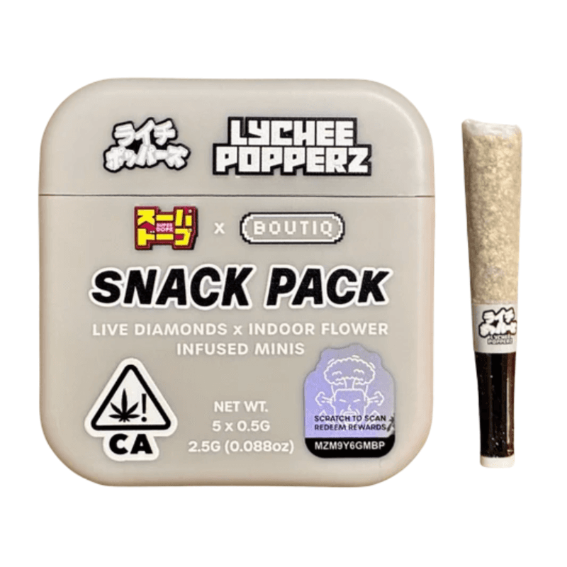 Lychee Popperz Infused 5-Pack