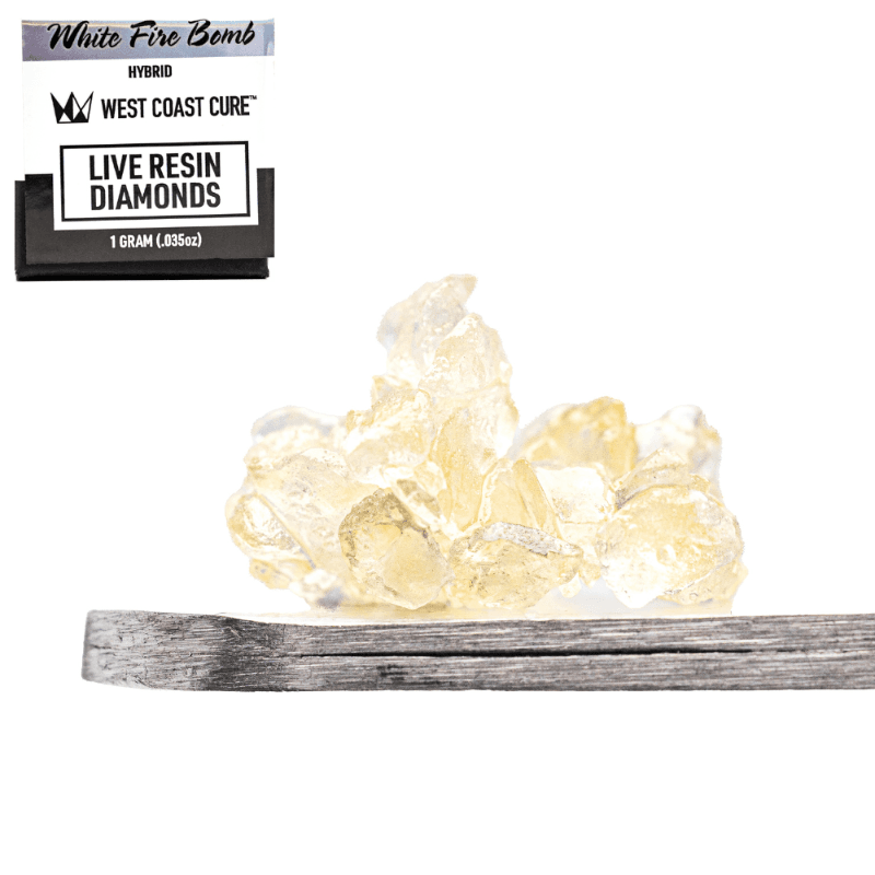White Fire Bomb Live Resin Diamonds