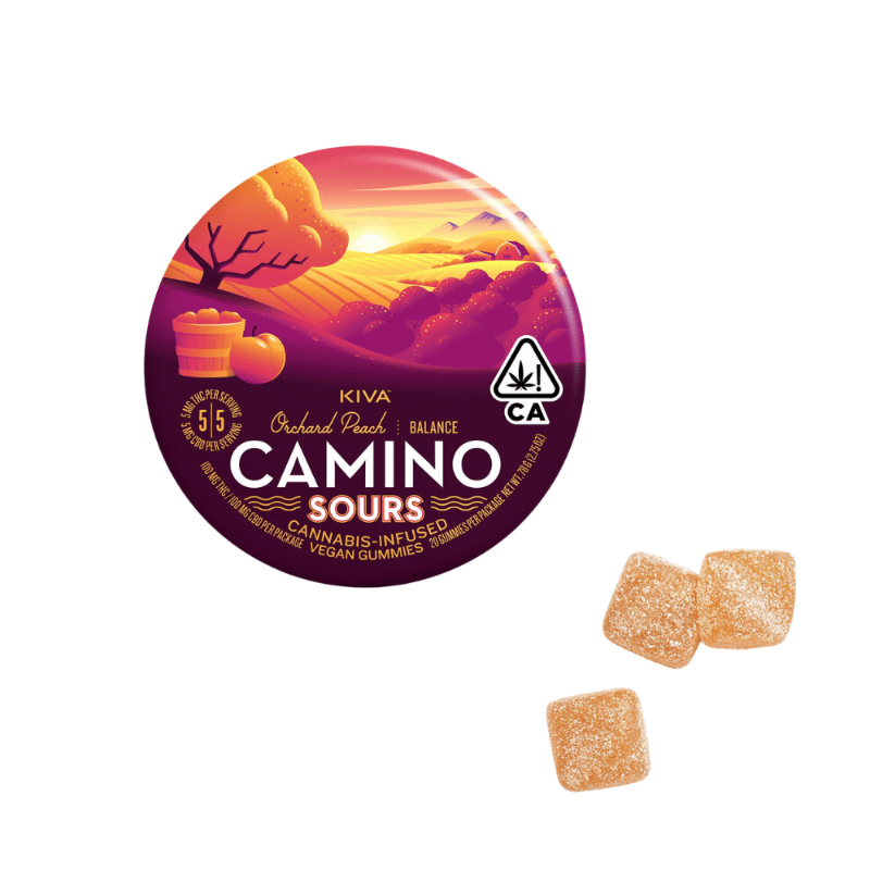 Orchard Peach 1:1 Sour Gummies