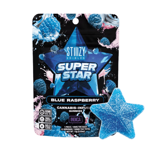 Blue Raspberry Star Gummies