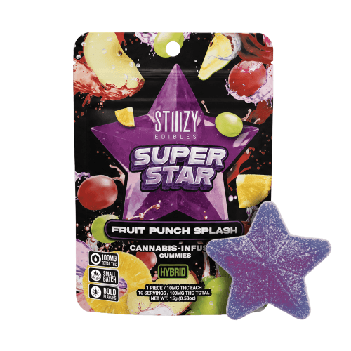 Fruit Punch Splash Star Gummies