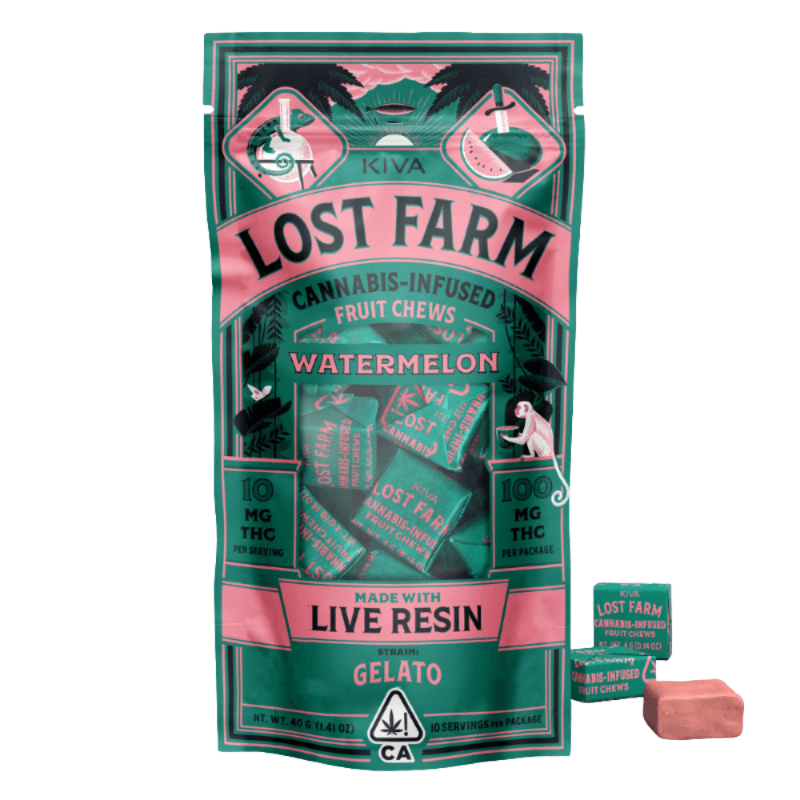 Watermelon x Gelato Live Resin Fruit Chews (Clearance)