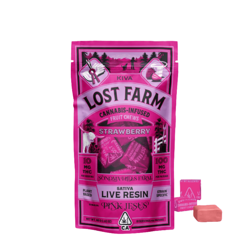 Strawberry x Pink Jesus Live Resin Fruit Chews