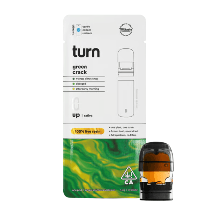 Green Crack Live Resin Pod