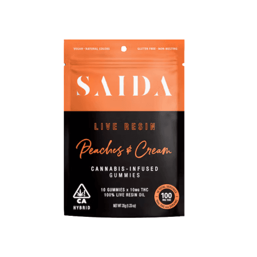 Peaches & Cream Live Resin Gummies