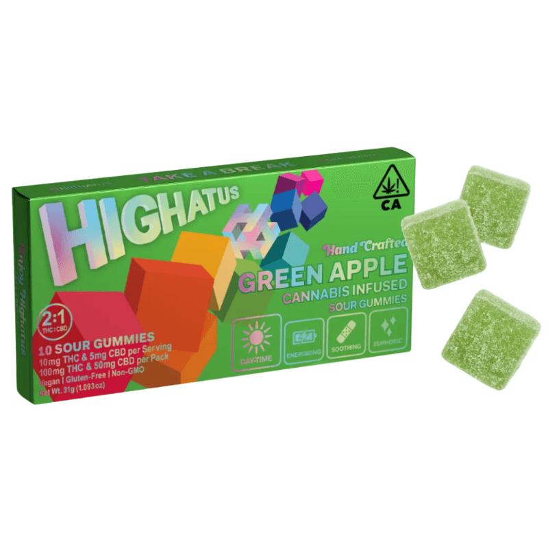 Green Apple Sour Gummies 2:1