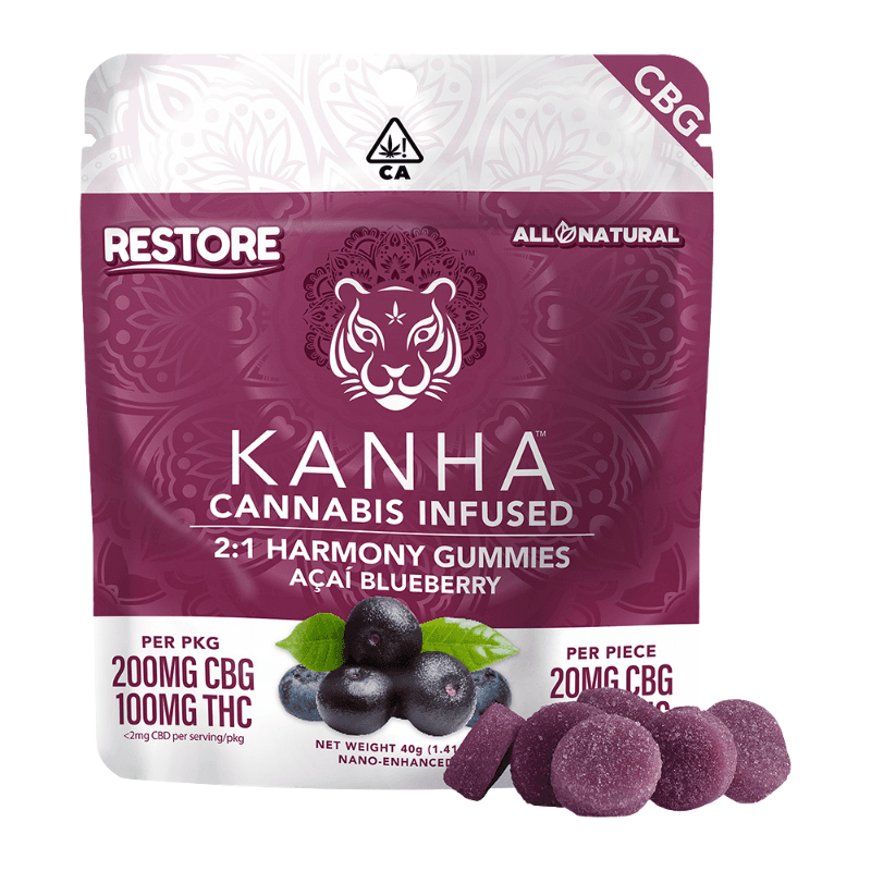 Acai Blueberry 2:1 Restore Gummies