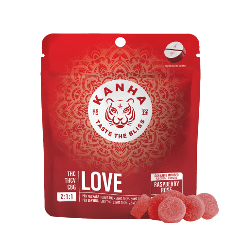 Raspberry Rose NANO 2:1:1 Love Gummies