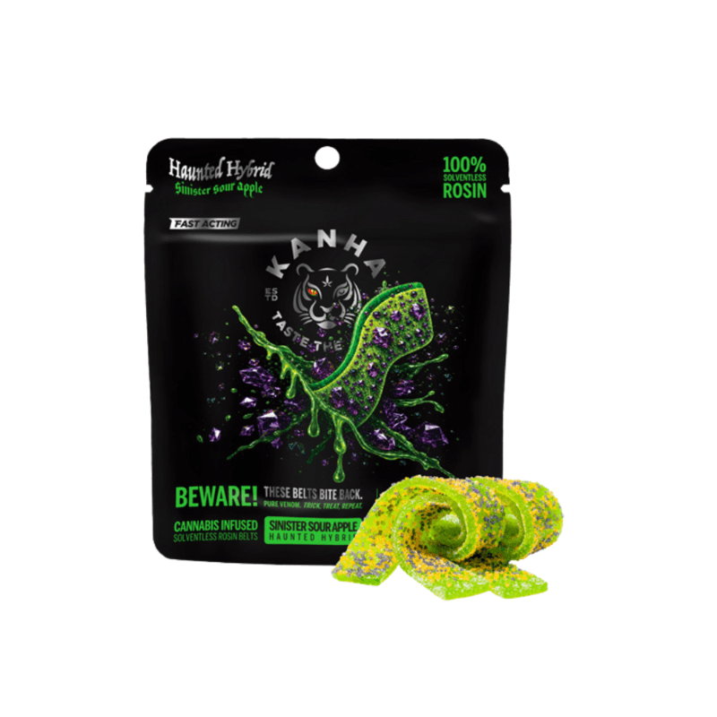 Sinister Sour Apple Crunch Live Rosin 4-Pack Belts