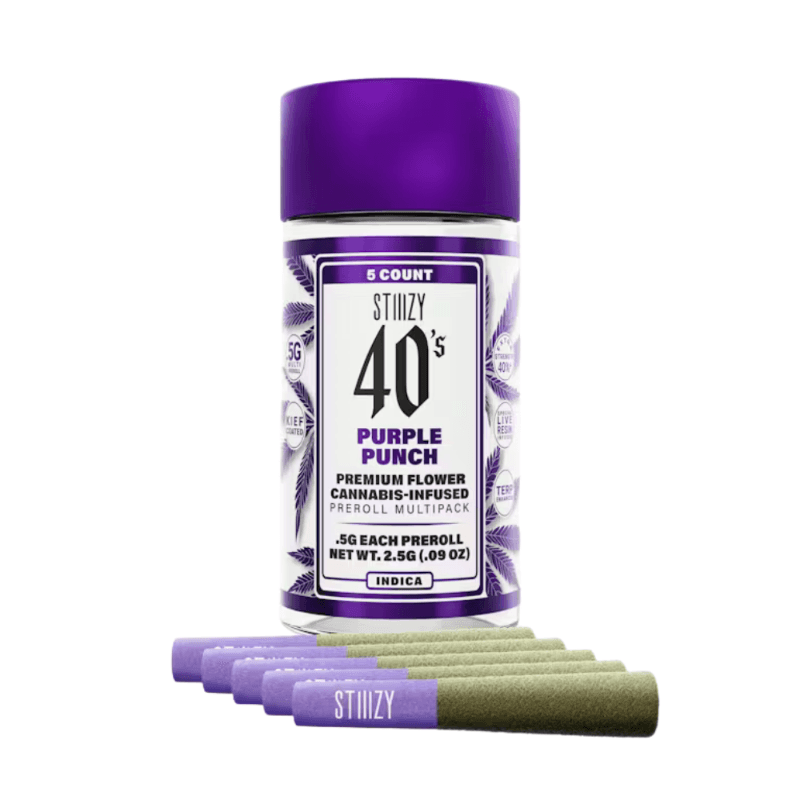 Purple Punch 40's Infused Mini Joint 5-Pack