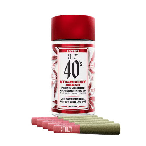 Strawberry Mango 40's Infused Pre-roll 5-Pack