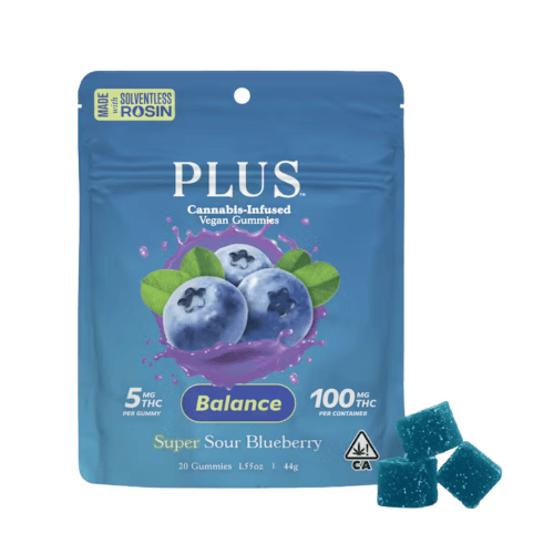 Super Sour Blueberry Gummies