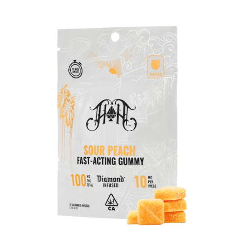 Sour Peach Fast-Acting Gummies