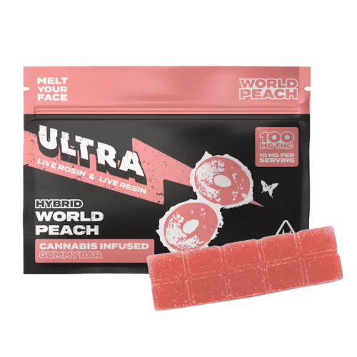 World Peach Live Rosin/Resin Gummy Bar