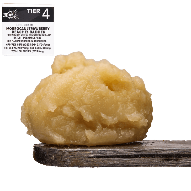 Moroccan Strawberry Peaches Live Rosin Badder