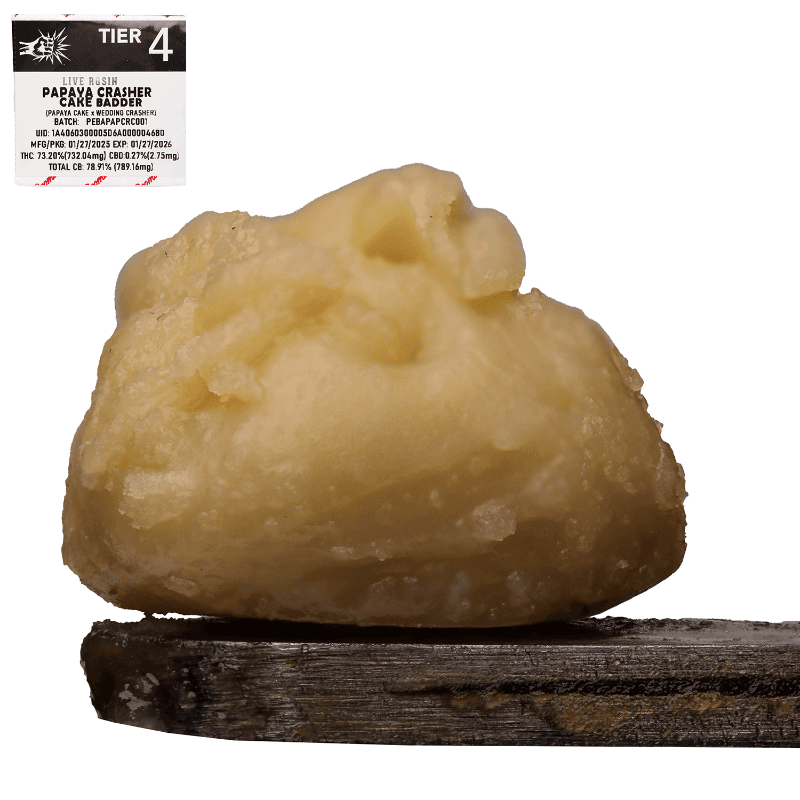 Papaya Crasher Cake Tier 4 Live Rosin Badder