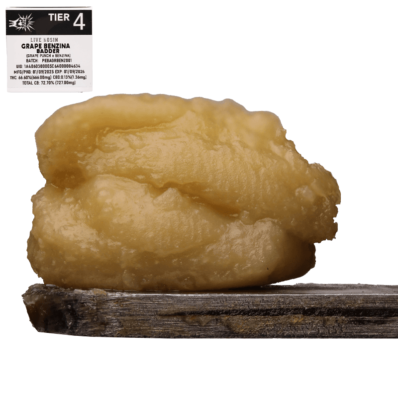 Grape Benzina Tier 4 Live Rosin Badder