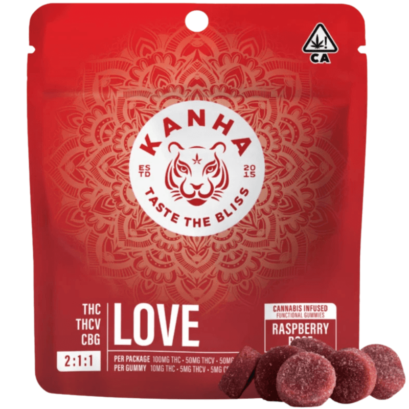 Raspberry Rose NANO 2:1:1 Love Gummies