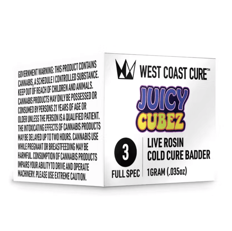 Juicy Cubez Cold Cure Rosin (Tier 3)
