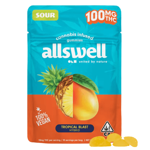 Sour Tropical Blast Gummies