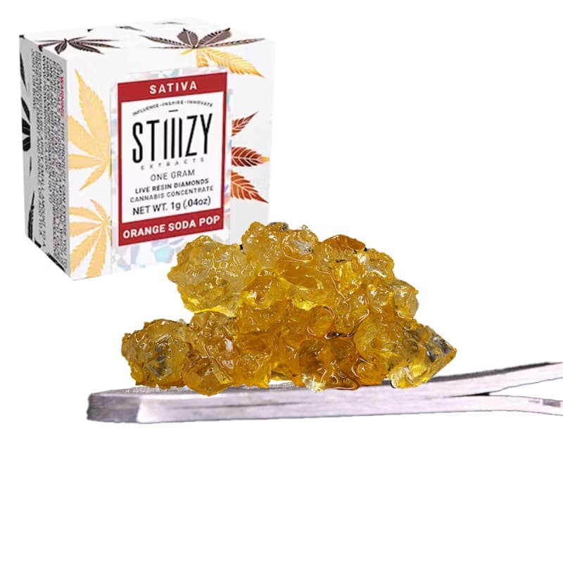 Orange Soda Pop Live Resin Diamonds