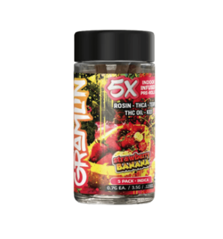 Strawberry Banana infused 5-Pack