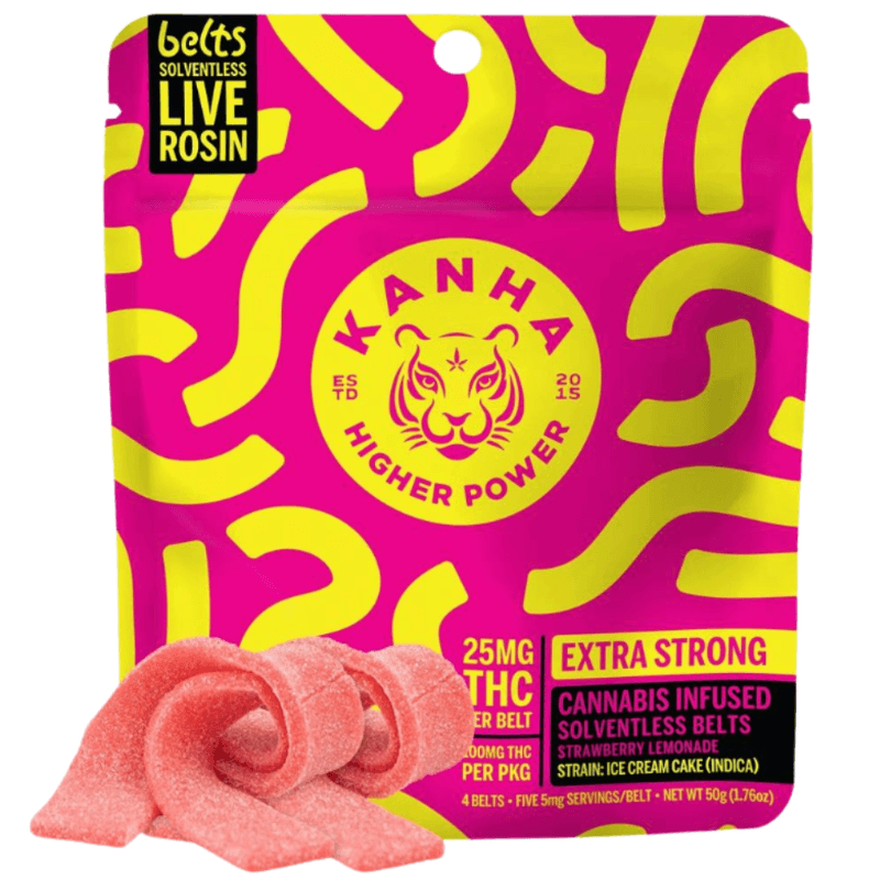 Strawberry Lemonade Live Rosin Belts 4-Pack