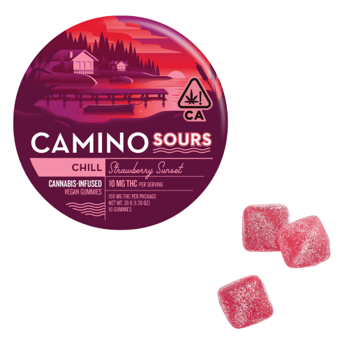 Strawberry Sunset Sour Gummies