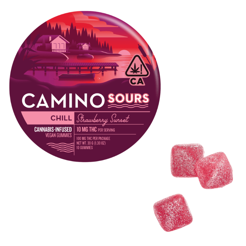 Strawberry Sunset Sour Gummies