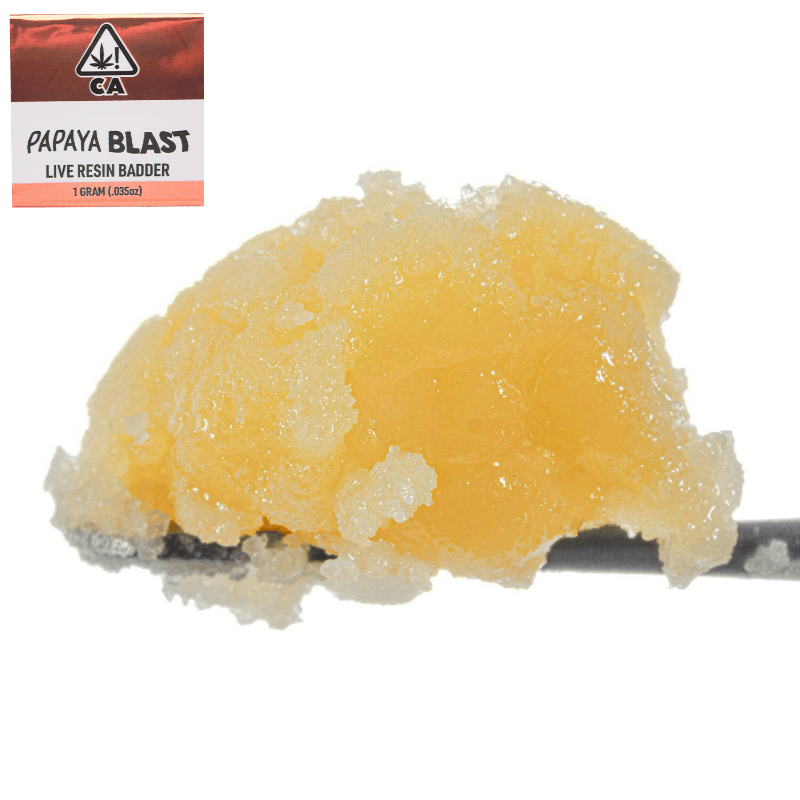 Papaya Blast Live Resin Badder