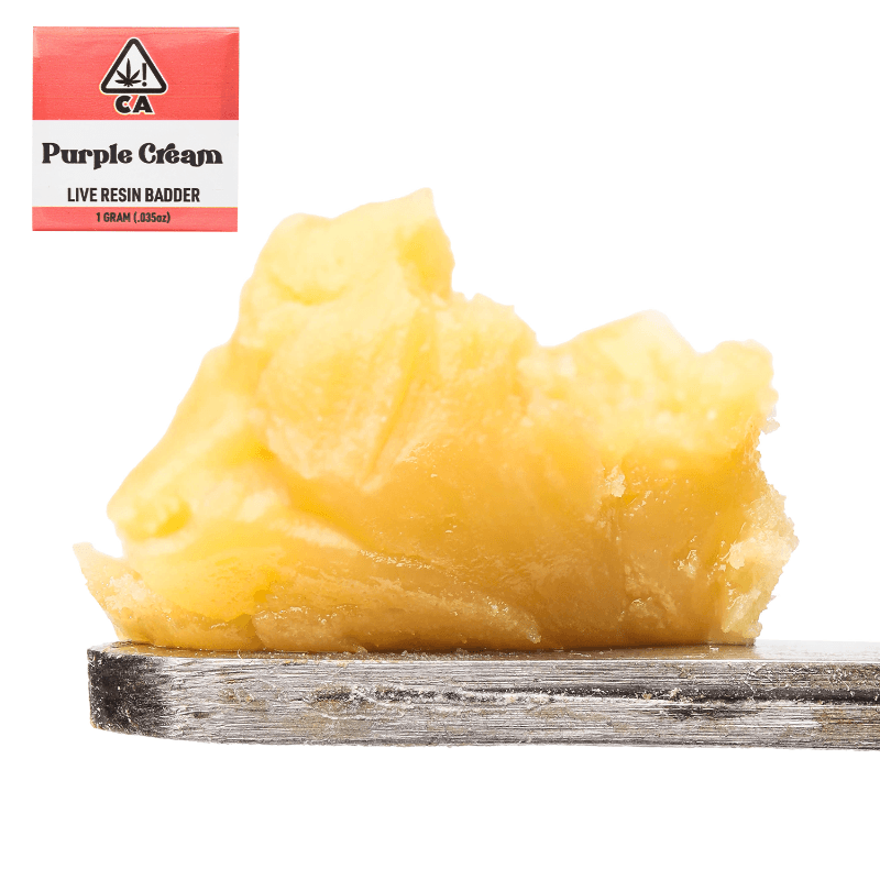 Purple Cream Live Resin Badder
