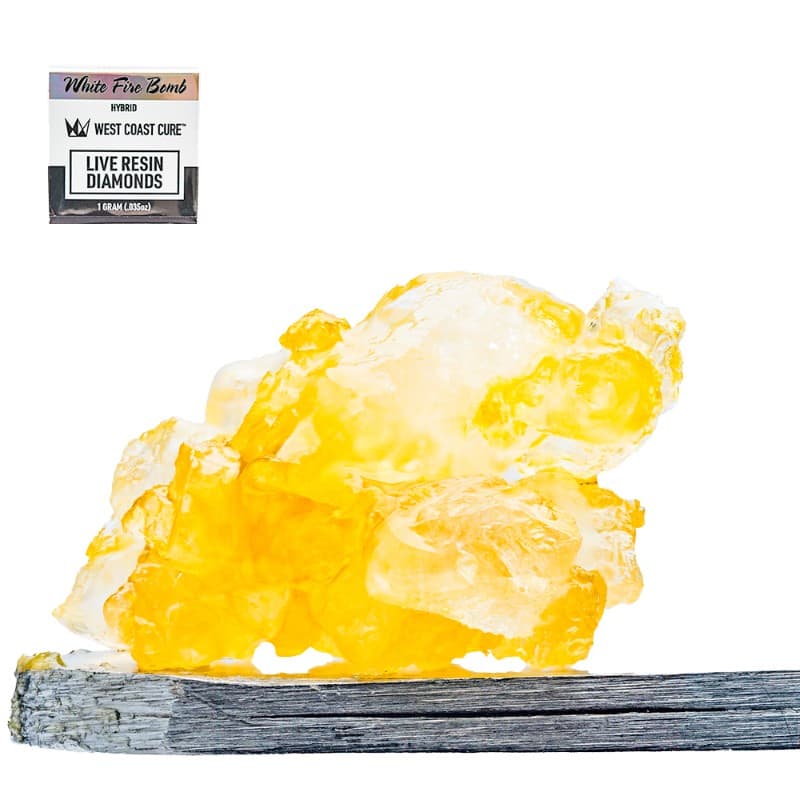 White Fire Bomb Live Resin Diamonds